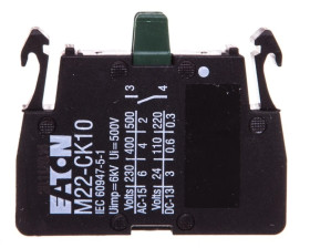 Styk pomocniczy 1Z 0R montaż czołowy M22-CK10 216384