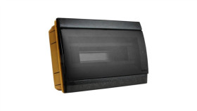 Rozdzielnica Podtynkowa 12 Modułowa Ip40 Czarna 970.12.N M-L 1039