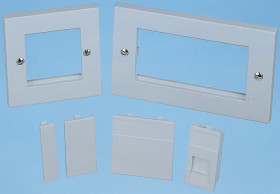 Płytka czołowa, Cat5, l. otworów: 2