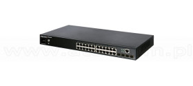 Edge-corE ECS4100-28T, Switch zarządzalny, 24x 10/100/1000 RJ-45, 4x 100/1000 SFP