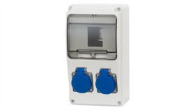 Rozdzielnica Lago 6M - Gniazda 2X230v /6 Modułów/