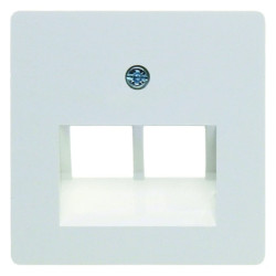 Berker Arsys Płytka centralna do gniazda przyłączeniowego UAE/E-DAT Design/Telekom ISDN śnieżnobiała 146909