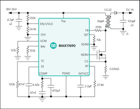 60V, No-Opto Isolated Flyback Controller