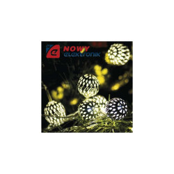 Lampki ozd. SILVERBALL 3M 20LWW LED IP20 choinkowe christmas