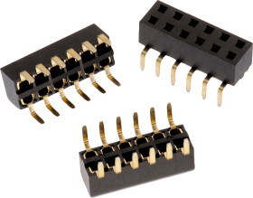 Gniazdo PCB 18 -pinowe 2 -rzędowe raster: 2.54mm Wejście od spodu