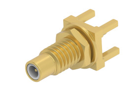 Złącze koncentryczne Montaż na płytce drukowanej Żeński typ złącza Złącze SMC 10GHz Lutowane