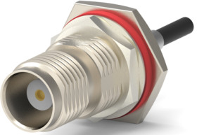 TNC panel socket 50 Ω, RG-174, RG-188, RG-316, crimp connection, straight, 5414168-3