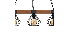 Lampa Wisząca Gamma, Szklany Grafitowy Pojedynczy Klosz O14 Cm Na E14 K-5165...