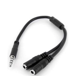 StarTech MUYHSMFF 3.5mm 4-position Male To 2x 3.5mm Female Headset Adaptor