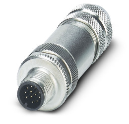 Złącze wielostykowe przemysłowe 12-pinowe M12 Montaż na kablu Wtyczka Phoenix Contact