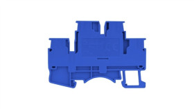 Złączka Szynowa Zaciskowa Niebieska 2,5Mm2 2-Piętrowa 4-Przewodowa 5781