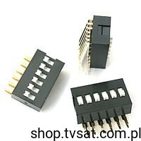 DA-06KN DIP Switch 6 Pos. DIP12 DIPRONICS