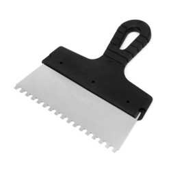 Szpachla ze stali nierdzewnej do kleju z zębami 200 mm, ząb 6 x 6 mm (111-060)