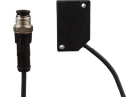 Czujnik indukcyjny 40x26x12mm niezabudowany Sn: 4mm 10-30V DC PNP NO złącze kablowe M12 3pin 0,5m IN26E077