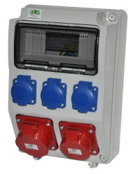 Zestaw zasilający PRYMA 9D skośna 2x32A/5P + 3x230V IP44 E930002530