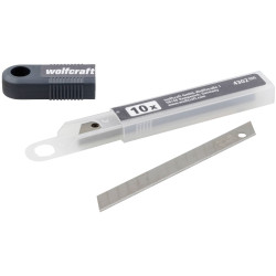 Wolfcraft 4302000 Break-off Blades 9mm 10 pcs Sharp and Durable