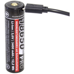 craftsman 143895 Pro USB-C Li-Ion Battery 18650 3.6V 3400mAh Micro USB