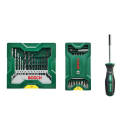 Bosch 2607017655 Mini X-Line Bit Set 41pieces with Hand Screwdriver