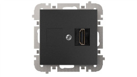 Santra Gniazdo 1Xhdmi Bez Ramki Podtynkowe Czarny 4191-19