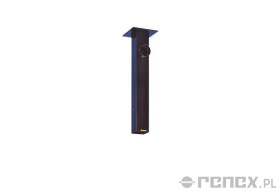 Kolumna podsufitowa 500 mm czarna - boczne połączenie 80mm