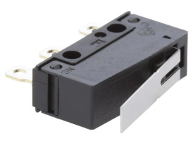 Mikroprzełącznik SNAP ACTION z dźwignią SPDT 0,1A/125VAC SS01GLP