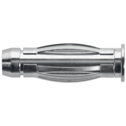 Sch&#xFC;tzinger FK 1184 Ni Spring-loaded Screw-on Plug 1pc Nickel Plated