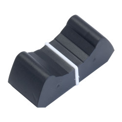 Cliff FC72621 CS10R Slider Knob Soft Touch Black With White Marker Line