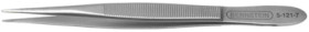 Mechanic tweezers, uninsulated, antimagnetic, stainless steel, 120 mm, 5-121-7