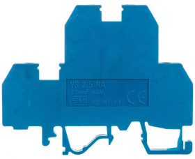 Złączka szynowa gwintowa 2-piętrowa 2,5mm2 niebieska VS 2,5 NA N 03901244