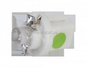 Żarówka samoch. LED 12V T5-CAP [ zielona ]