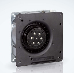 Wentylator promieniowy 230 V AC ebm-papst szerokość: 135mm przepływ: 54m³/h odśrodkowa rostaw otworów: 122 x 122mm