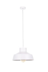 Lampa wisząca nowoczesna 1xE27 MOON WHITE