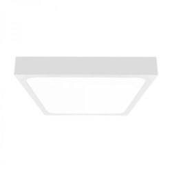 Plafoniera LED 24W 2400lm 4000K IP44 Kwadrat Mleczny Biała Ramka 7628