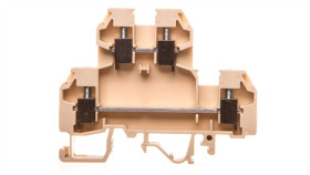 Złączka Szynowa Gwintowa 2-Piętrowa 4Mm2 Beżowa Vs 4 Na 003901277