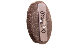 Przycisk Dzwonkowy Okrągły Z Podświetleniem Brązowy 1A/250V Pdk-252-Bra...