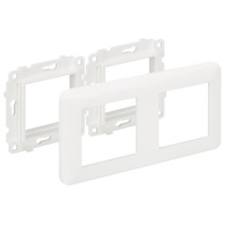 Simon Connect Ramka podwójna K45 czysta biel KR445/9