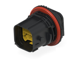 Złącze samochodowe 26-pinowe TE Connectivity 7-rzędowe DEUTSCH NTSEAL Montaż na kablu A 26POSHYBRIDPIN HSG ASSYSLDCOD A