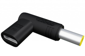 ADAPTER USB GNIAZDO USB-C-WTYK DC2,5/5,5