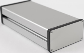 Aluminum enclosure, (L x W x H) 120 x 103 x 53 mm, natural, IP54, 1455NC2201