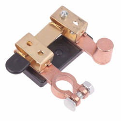 Odłacznik akumulatora na kleme wyłącznik hebel główny akumulatora poziomy