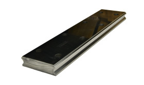 Szyna prowadnika liniowego, WE, Stal węglowa, szer. 69mm, dł. 1000mm