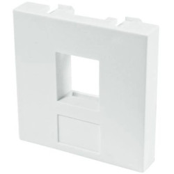 Adapter keystone pojedynczy 2M 45x45 biały Mediabox