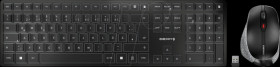 JD-9500EU-2 Keyboard and Mouse Set, Bluetooth/Wireless, US QWERTY Layout