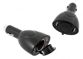 LAD. SAMOCHODOWA 2*USB 5V