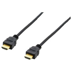Equip 119351 HDMI Cable 3.00 m Black gold plated connectors 4K UHD