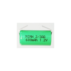 Akumulator do pakietu BH-2/3AA 1,2V 600mA 14x28mm Ni-MH