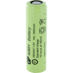 GP 300180AAH NiMH Rechargeable AA Battery 1800mAh 1.2V for Industry