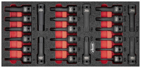 Nasadka do klucza udarowego zestaw Vigor V5603 1/2" (12.5 mm)