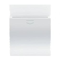 LIVING NOW plakietka łącznika hotelowego 3mod. biały KW22