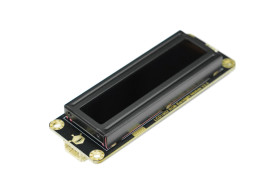 Gravity: I2C 16x2 Arduino LCD with RGB Font Display (Black) V2.0